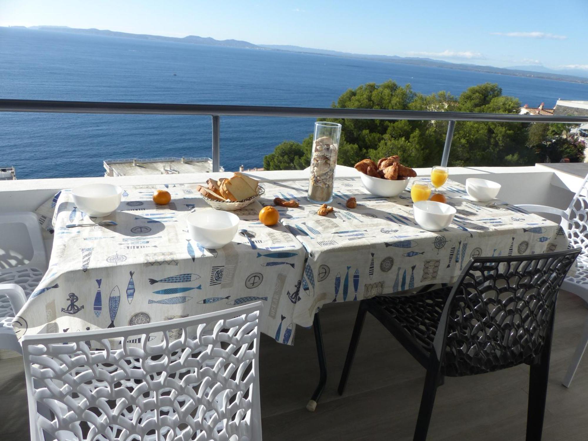 Appartement Vues Mer Proche Plage Roses Esterno foto